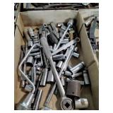 Socket wrenches and sockets lot