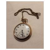 Illinois 15 jewels pocket watch diplomat strand