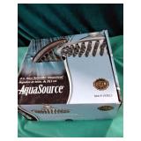 Aquasource 8" brass rainmaker showerhead