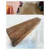 Unknown wood gun stock board slab