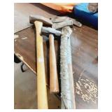 Axe maul sledgehammer lot