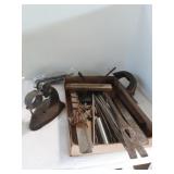 Miscellaneous raw metal tools lot