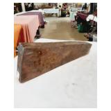 Unknown wood gun stock board slab