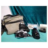 Minolta X-370 camera set