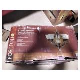 Portfolio 6 light chadelier - new