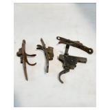 Blackpowder gun trigger assemblies