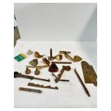 Miscellaneous brass blackpowder gun parts