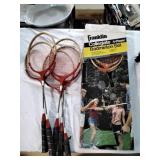 Frank.in collegiate 4 player badminton set