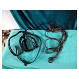 Leather riding straps