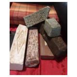 Knife sharpening and polishing stones