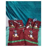 Pair of 3pc Christmas towel sets