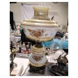 Large decirative glass lamp