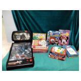 Kids games and books lot