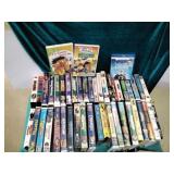 Large vhs movie lot