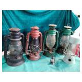 Vintage oil lamps lot Vintage oil lamps lot
