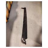 Vintage 2 person hand saw Vintage 2 person hand saw