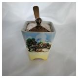 Sandland ware England sugar container Sandland ware England sugar container