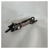 Christofle silverplate cat art deco knife rest Christofle silverplate cat art deco knife rest