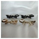 4 solid metal Asian dragon chopstick rests 4 solid metal Asian dragon chopstick rests