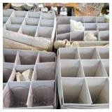Large lot of etched crystal glasses Large lot of etched crystal glasses