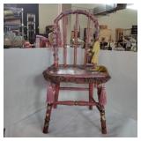 Hand painted doll or child's chair Hand painted doll or child's chair