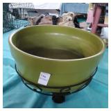 Rolling green planter pot base Rolling green planter pot base