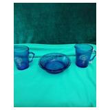 Vintage Shirley Temple Bowl n Cups set