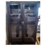 Wooden curio cabinet glass Doors