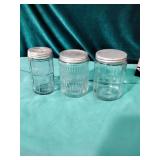 Tea and salt glass jars