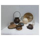 Assorted oil lamp accessories