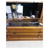 Glass Top Display Table