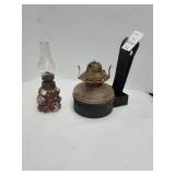 Vintage oil lamps