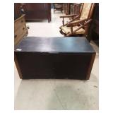 Vintage wooden chest