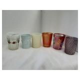 Collectible glasses lot of 6