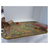 Marx Metal Wind Up Tin Lithograph Train Set