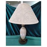 Antique glass table lamp