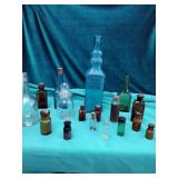 Miscellaneous Antique Glass Medicine Containers