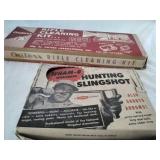Hunting Slingshot and Rifle Cleaning kit