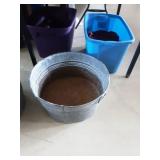 Two Galvanized Wash tubs