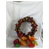 Twisted vine Wreathbwith fruit on ut