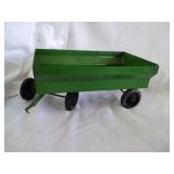 Vintage Pressed Steel Green Farm Wagon 1950s