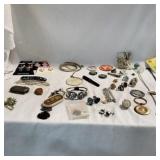 An assortment of jewelry plus more