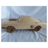 Wooden handmade Mustang
