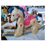 Vintage Plastic Rocking Horse