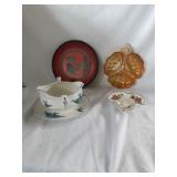 KT&K bowl with attached saucer