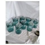 Antique Blue Pint Ball  Mason jars