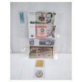 Foreign Paper & Coin Money/Old Mexican Silver