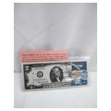 1976 $2 Note & Canceled USPO Stamp