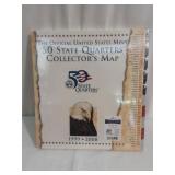 50 State Quarters Collectors Map