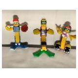 Nine Assorted Collectible McDonalds Bendy Fries